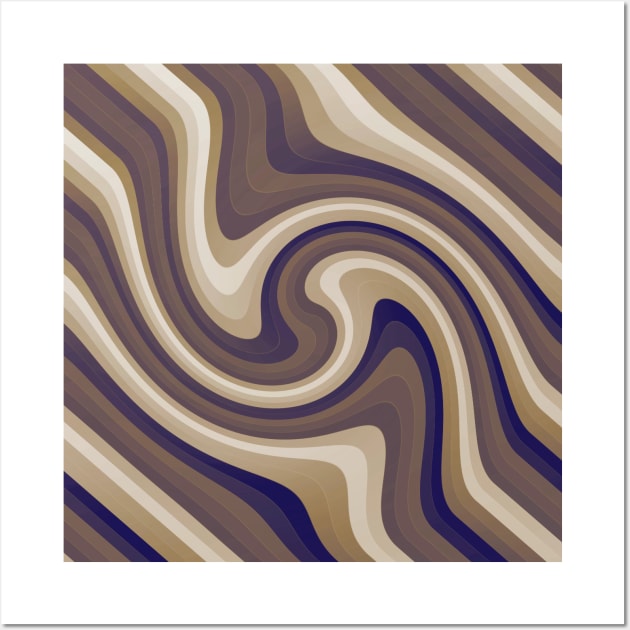 Brown Waves Wall Art by skycloudpics